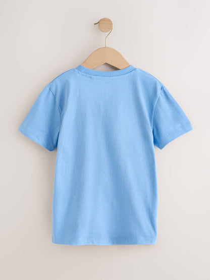 Dsiney Kidz - Pastels Short Sleeve Stag Embroidered T-Shirts 4 Pack (3-16yrs) image 3