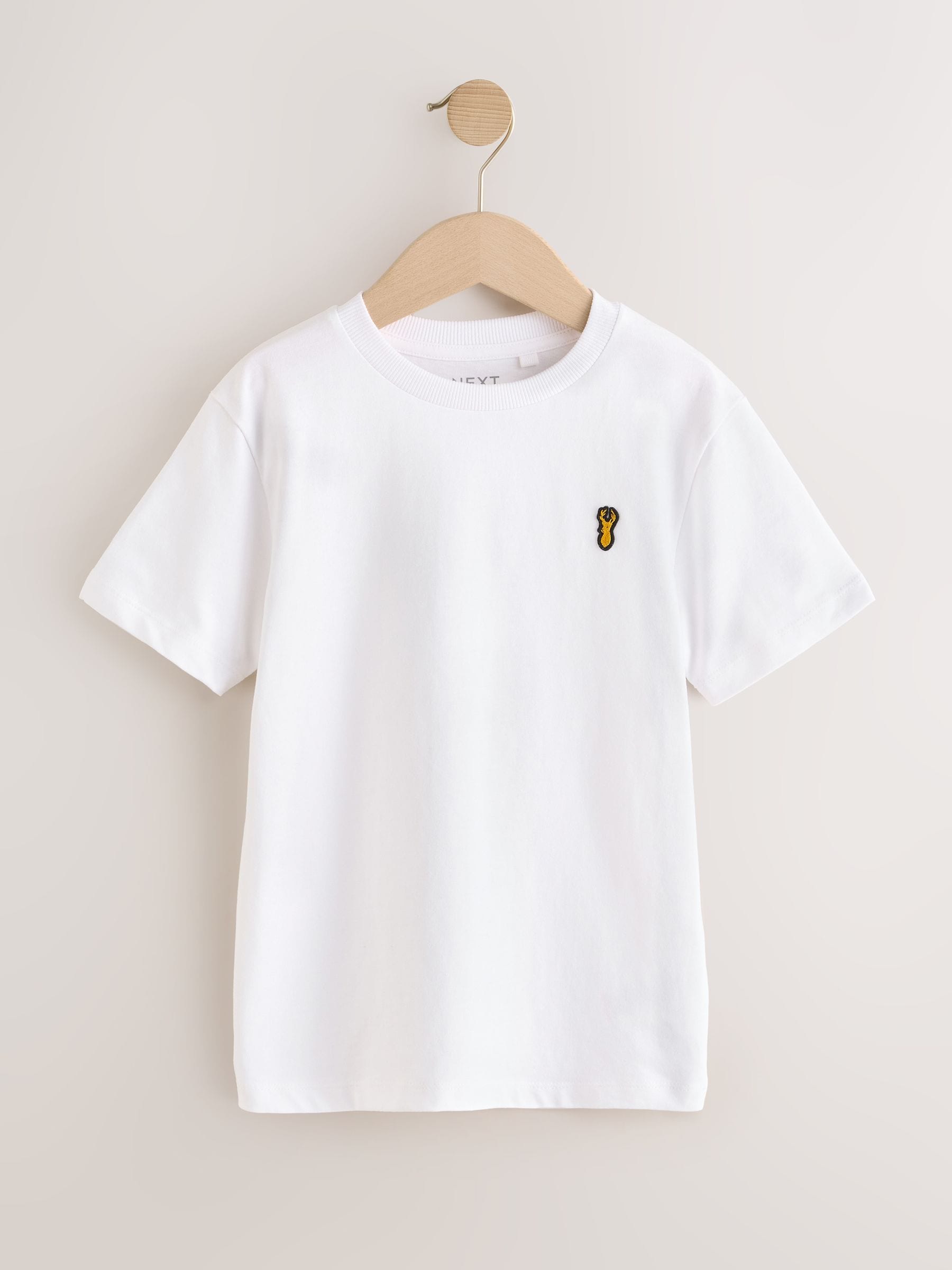 Dsiney Kidz - Pastels Short Sleeve Stag Embroidered T-Shirts 4 Pack (3-16yrs) image 5