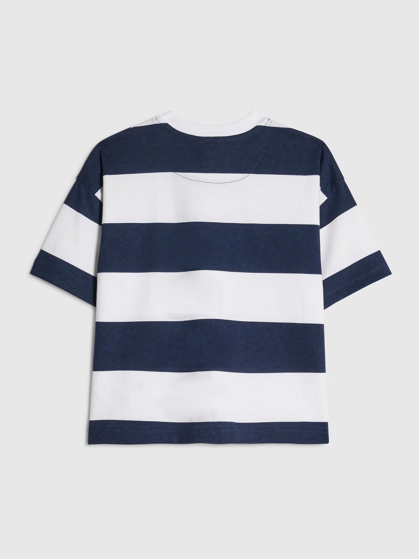 Dsiney Kidz - River Island Blue Oversized Striped Role Model T-Shirt image 2