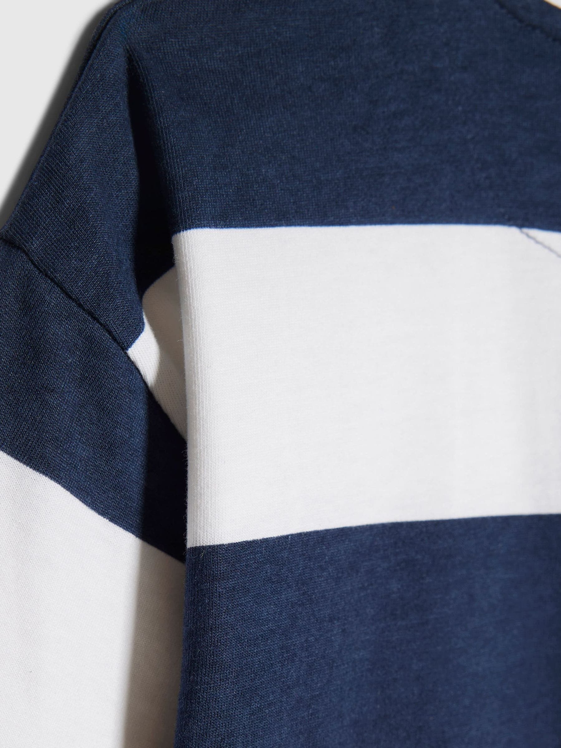 Dsiney Kidz - River Island Blue Oversized Striped Role Model T-Shirt image 4