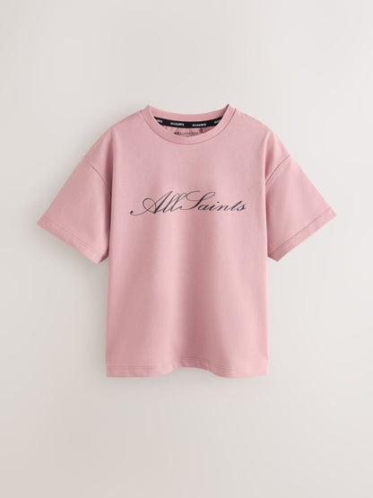 smALLSAINTS Pink/Black Script Logo T-Shirts 3 Pack - image 2