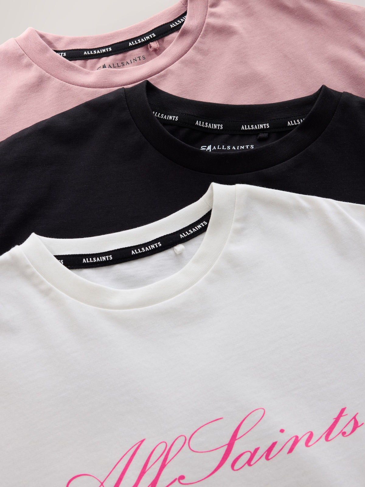 smALLSAINTS Pink/Black Script Logo T-Shirts 3 Pack - image 7