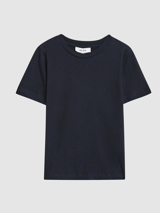 Reiss Navy Bless 4-9 yrs Crew Neck T-Shirt image 2