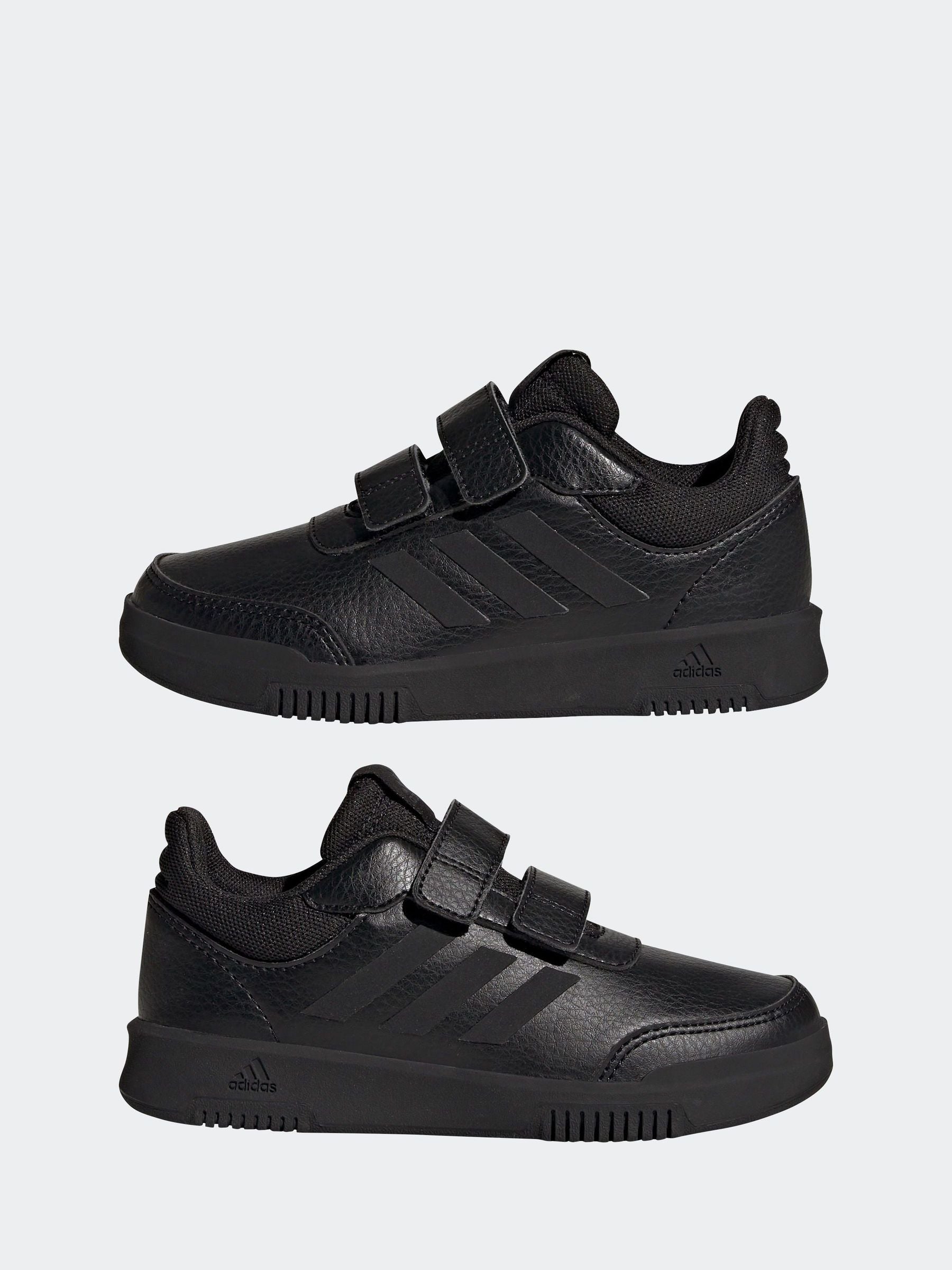adidas Black Hook and Loop Tensaur Kids Trainers image 10