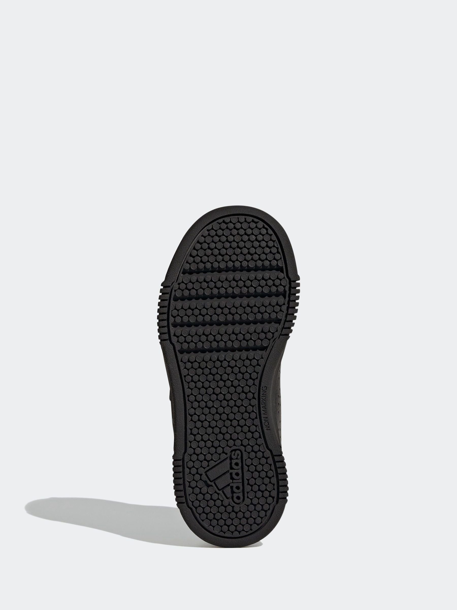 adidas Black Hook and Loop Tensaur Kids Trainers image 4