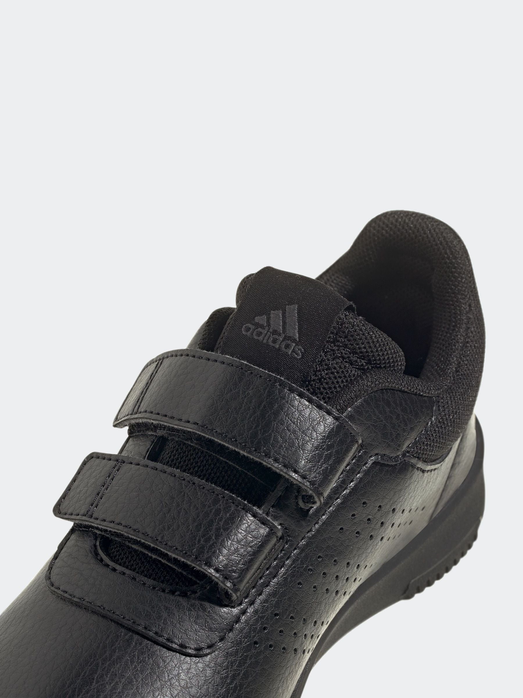 adidas Black Hook and Loop Tensaur Kids Trainers image 5