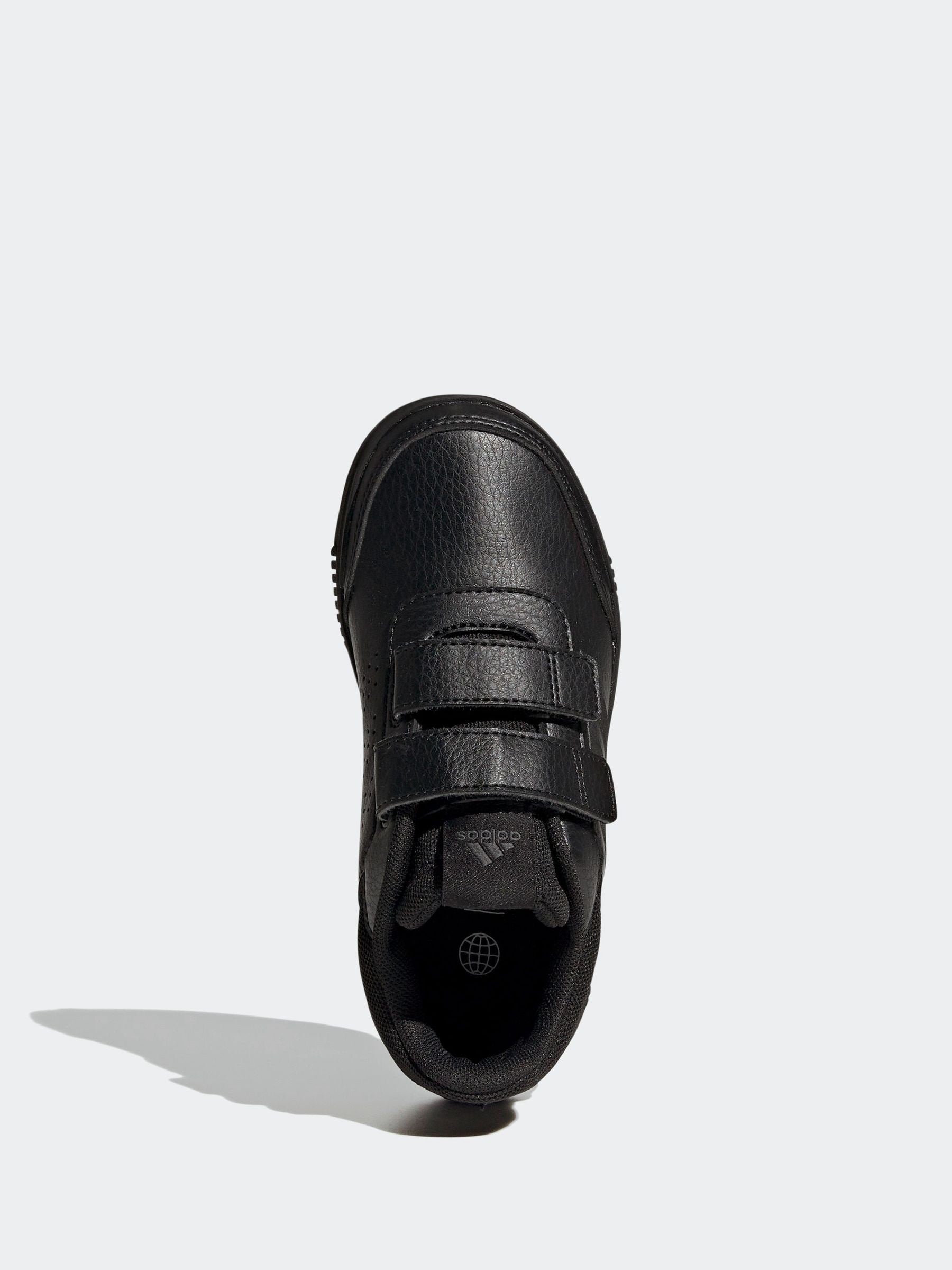 adidas Black Hook and Loop Tensaur Kids Trainers image 7