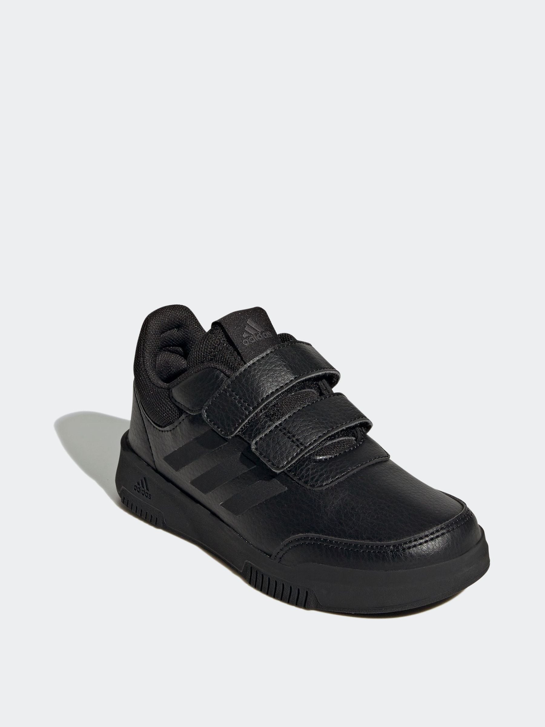adidas Black Hook and Loop Tensaur Kids Trainers image 9