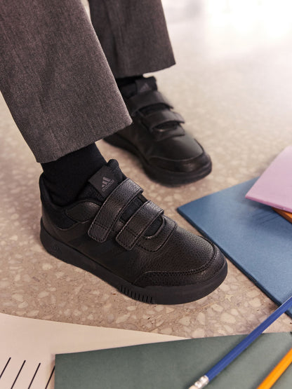 adidas Black Hook and Loop Tensaur Kids Trainers image 1