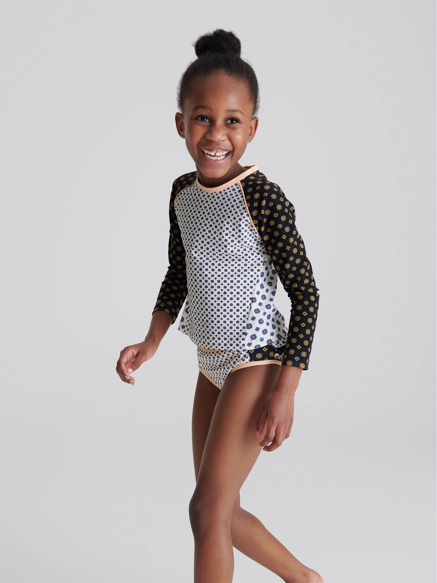 Reiss Blue Sophie Junior Long Sleeve Swim Top image 1