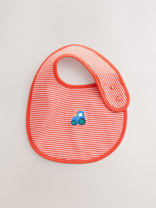 Multi Farm 5 Pack Baby Bibs