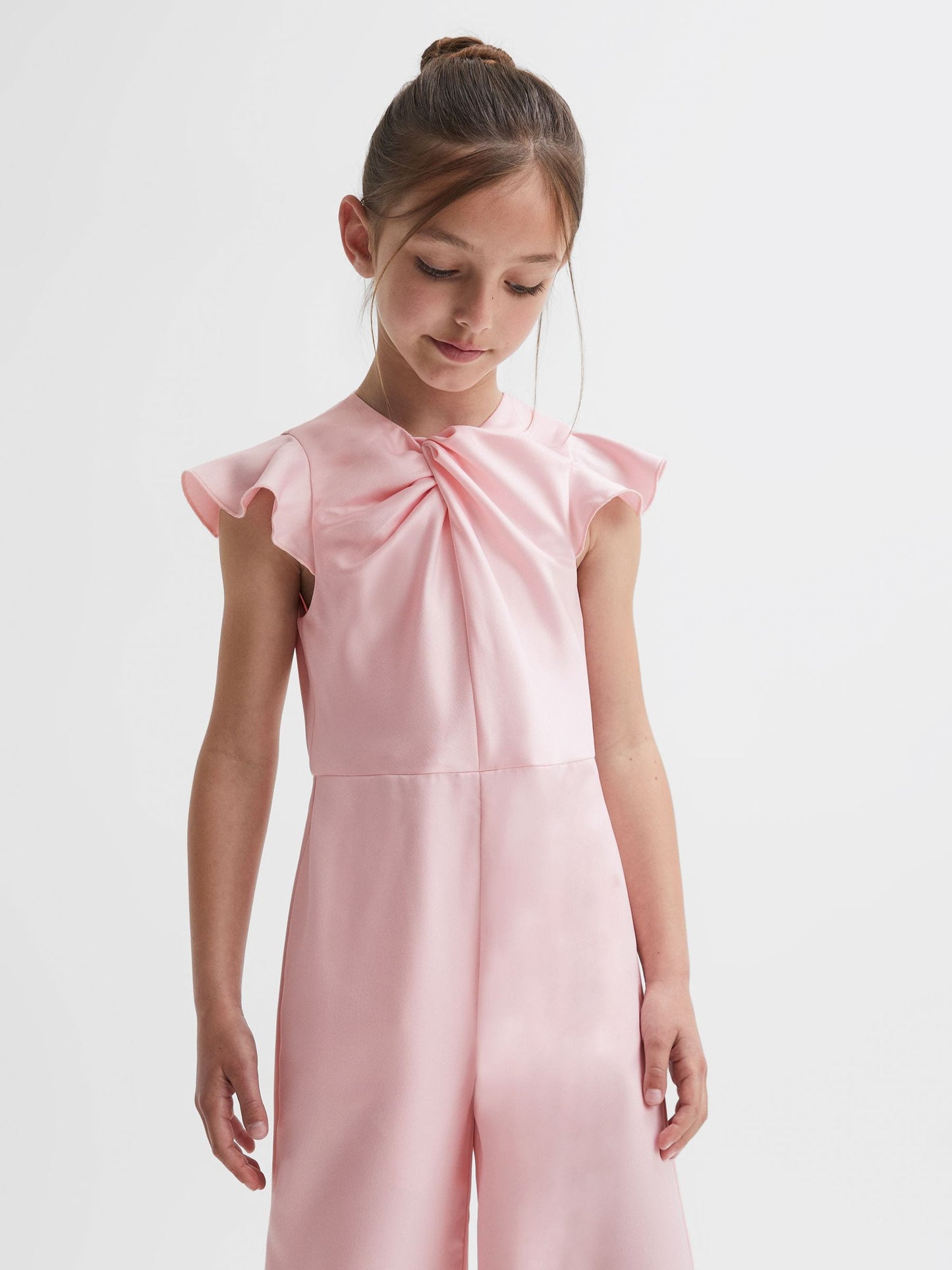 Dsiney Kidz - Reiss Pink Ally 9-14 yrs Knot Detail Jumpsuit image 1