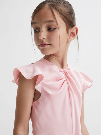Dsiney Kidz - Reiss Pink Ally 9-14 yrs Knot Detail Jumpsuit image 4