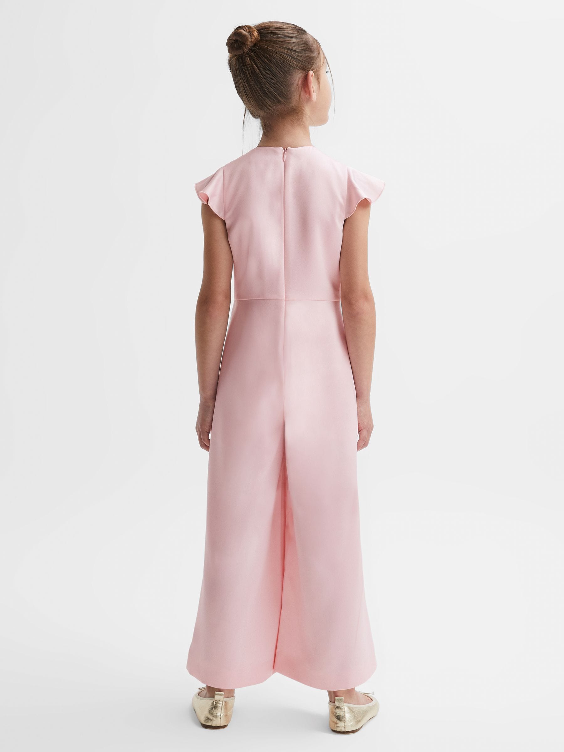 Dsiney Kidz - Reiss Pink Ally 9-14 yrs Knot Detail Jumpsuit image 5