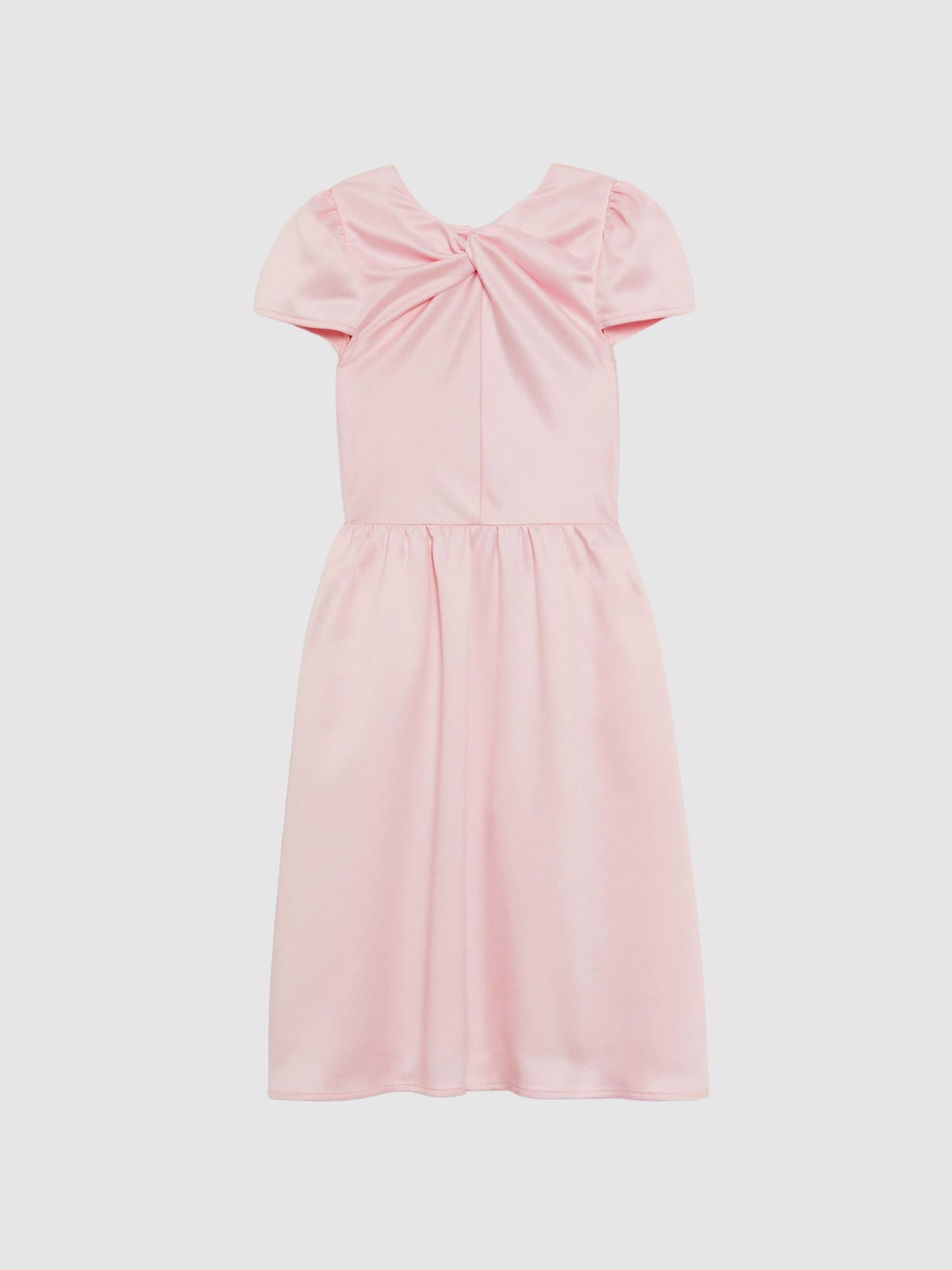 Dsiney Kidz - Reiss Pink Maria 9-14 yrs Knot Detail Dress image 2