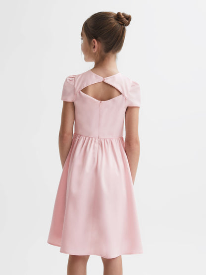 Dsiney Kidz - Reiss Pink Maria 9-14 yrs Knot Detail Dress image 5