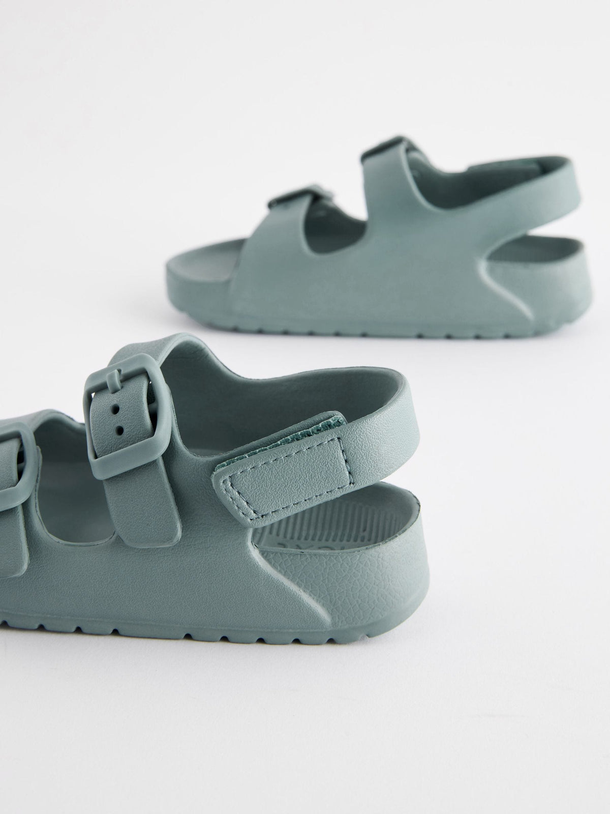 Blue Double Buckle Ankle Strap EVA Sandals image 7