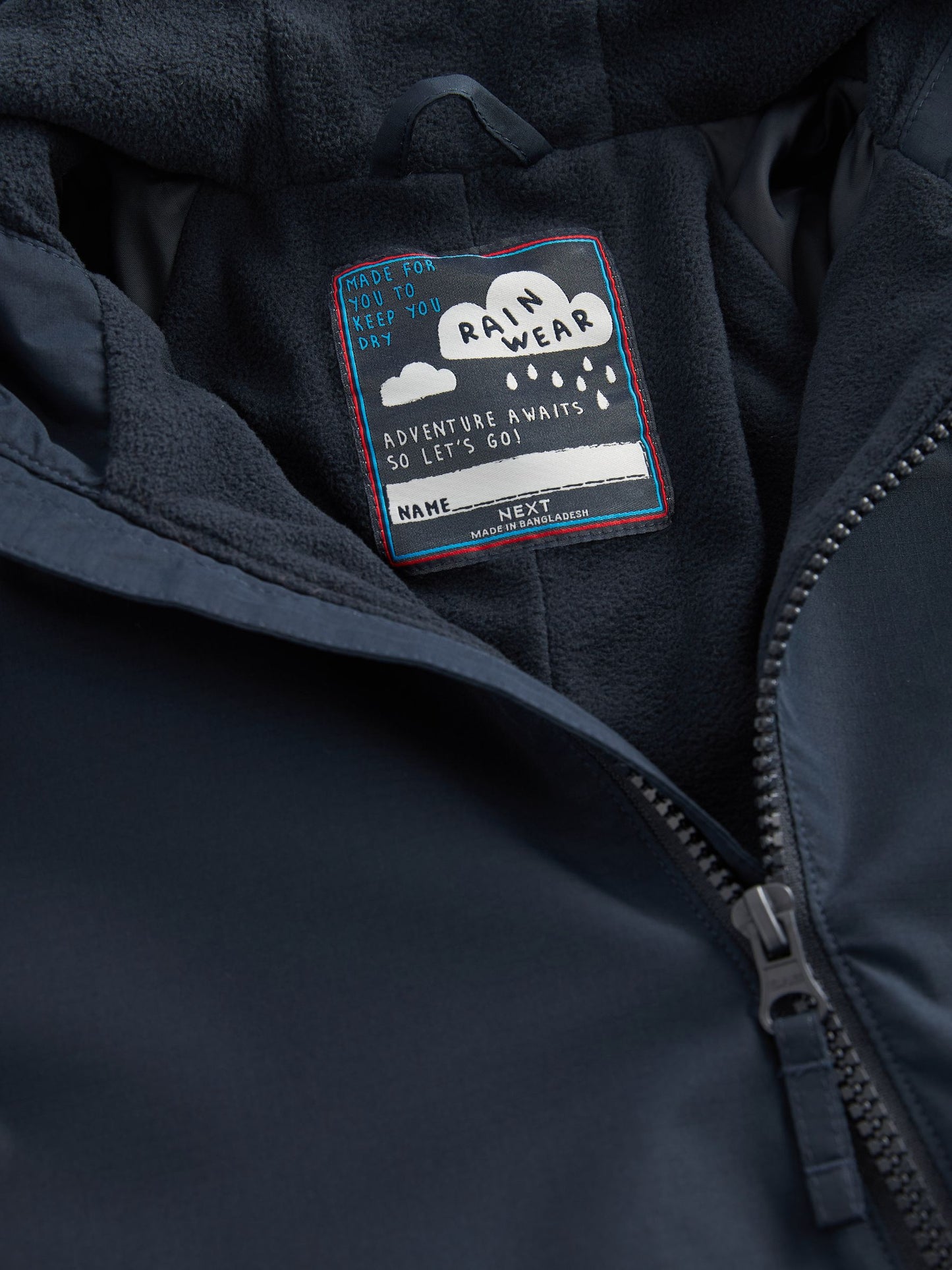 Dsiney Kidz - Navy Blue Waterproof Fleece Lined Puddlesuit (3mths-7yrs) image 10