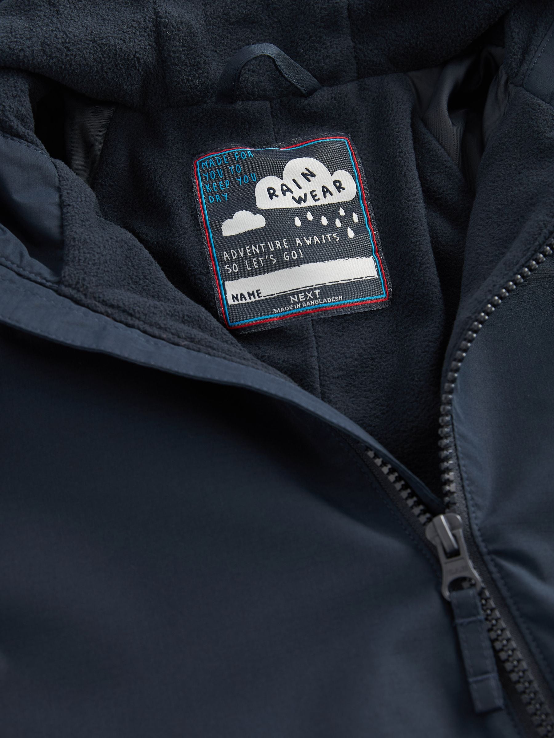 Dsiney Kidz - Navy Blue Waterproof Fleece Lined Puddlesuit (3mths-7yrs) image 10