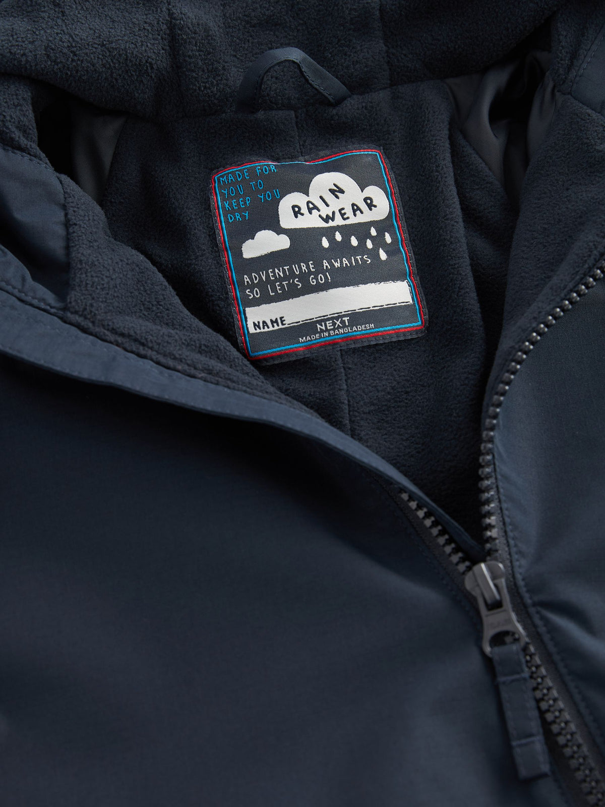 Dsiney Kidz - Navy Blue Waterproof Fleece Lined Puddlesuit (3mths-7yrs) image 10