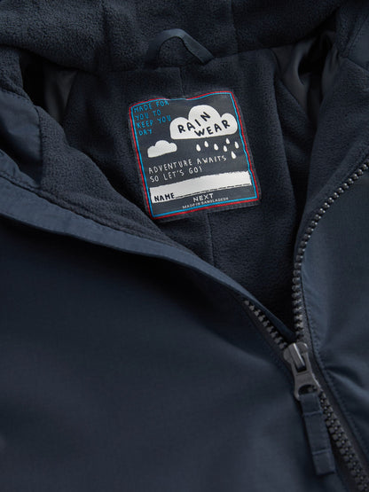 Dsiney Kidz - Navy Blue Waterproof Fleece Lined Puddlesuit (3mths-7yrs) image 10