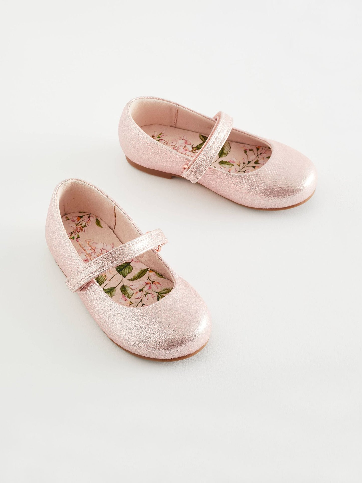 Pink Standard Fit (F) Mary Jane Touch Fastening Occasion Shoes image 6