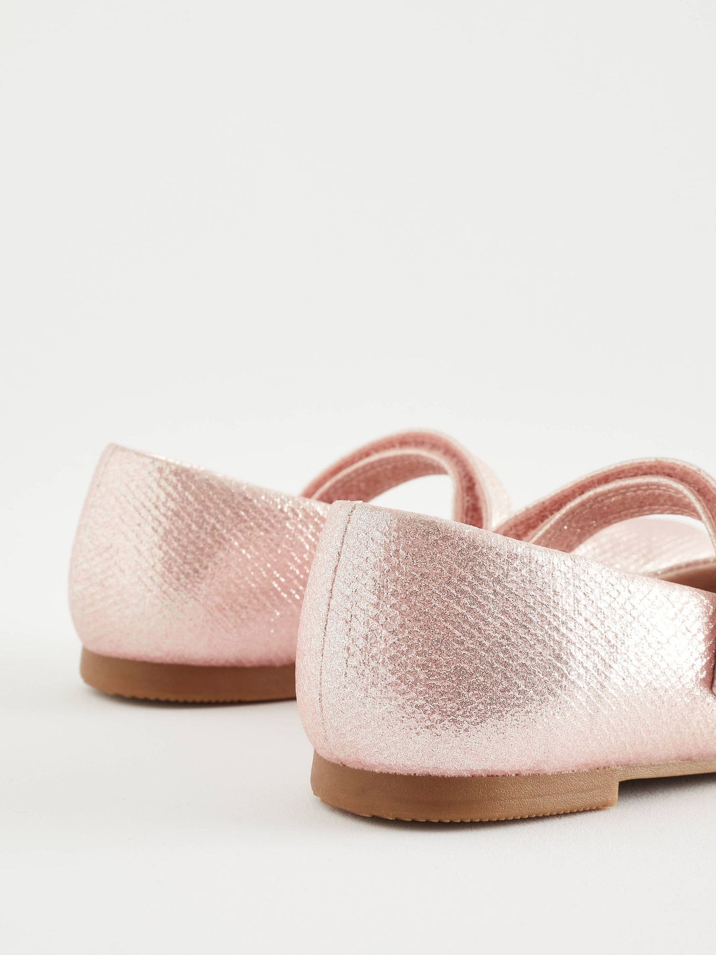 Pink Standard Fit (F) Mary Jane Touch Fastening Occasion Shoes image 8
