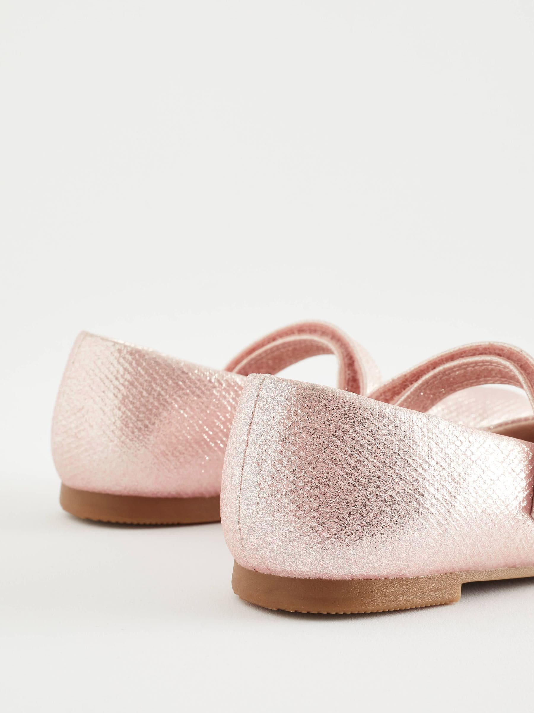 Pink Standard Fit (F) Mary Jane Touch Fastening Occasion Shoes image 8