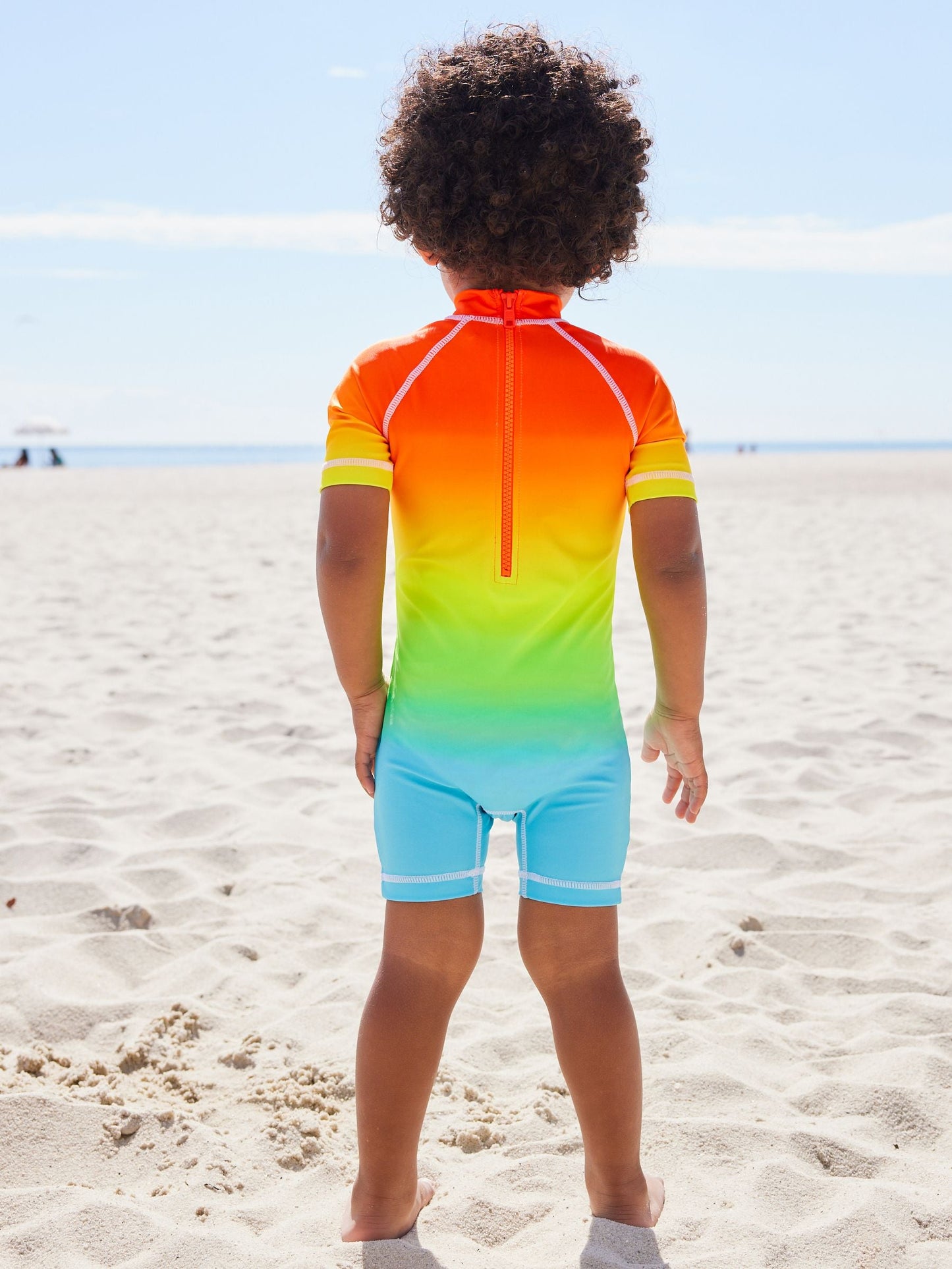 Rainbow Dip Dye Sunsafe All-In-One Swimsuit (3mths-7yrs)
