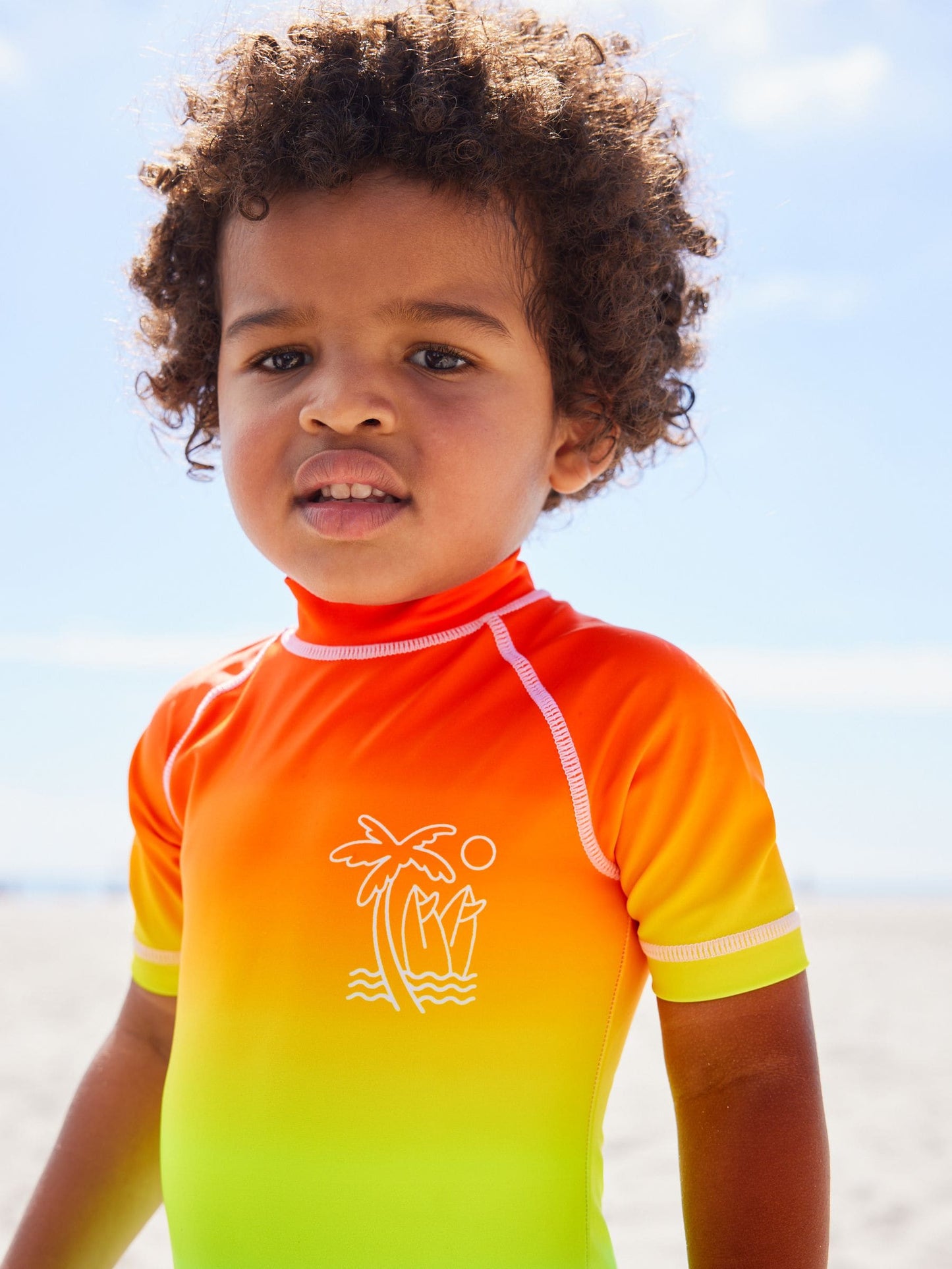 Rainbow Dip Dye Sunsafe All-In-One Swimsuit (3mths-7yrs)