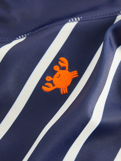 Navy Stripe Sunsafe All-In-One Swimsuit (3mths-7yrs)