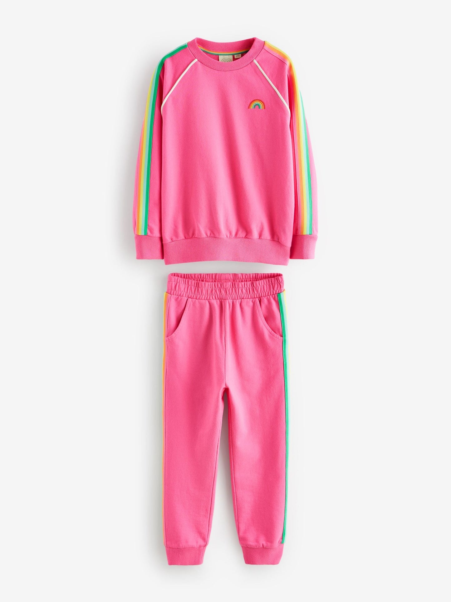 Little Bird by Jools Oliver Pink Sweatshirt and Joggers Set image 10
