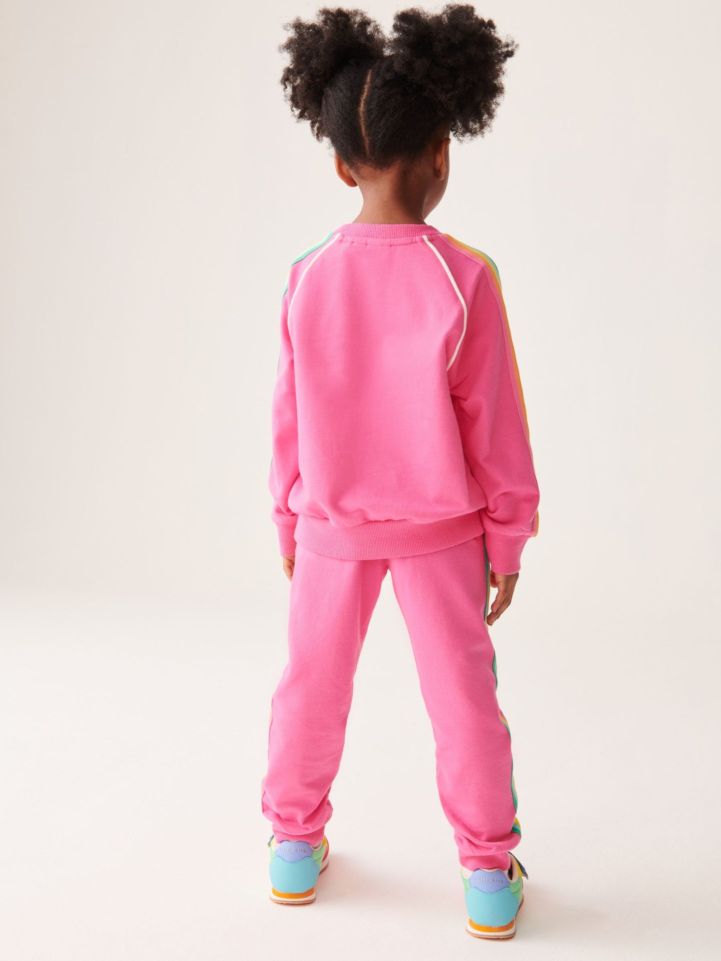 Little Bird by Jools Oliver Pink Sweatshirt and Joggers Set image 7