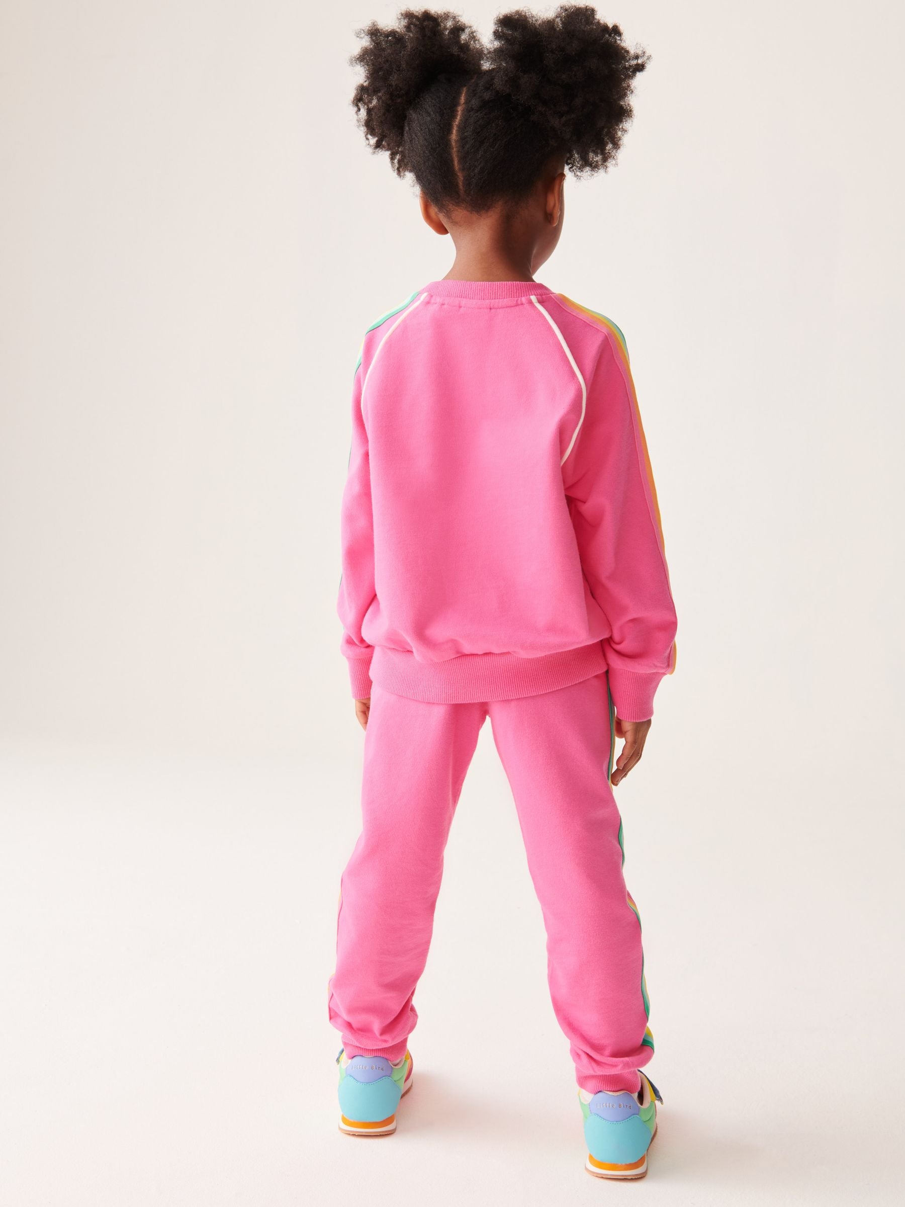 Little Bird by Jools Oliver Pink Sweatshirt and Joggers Set image 7