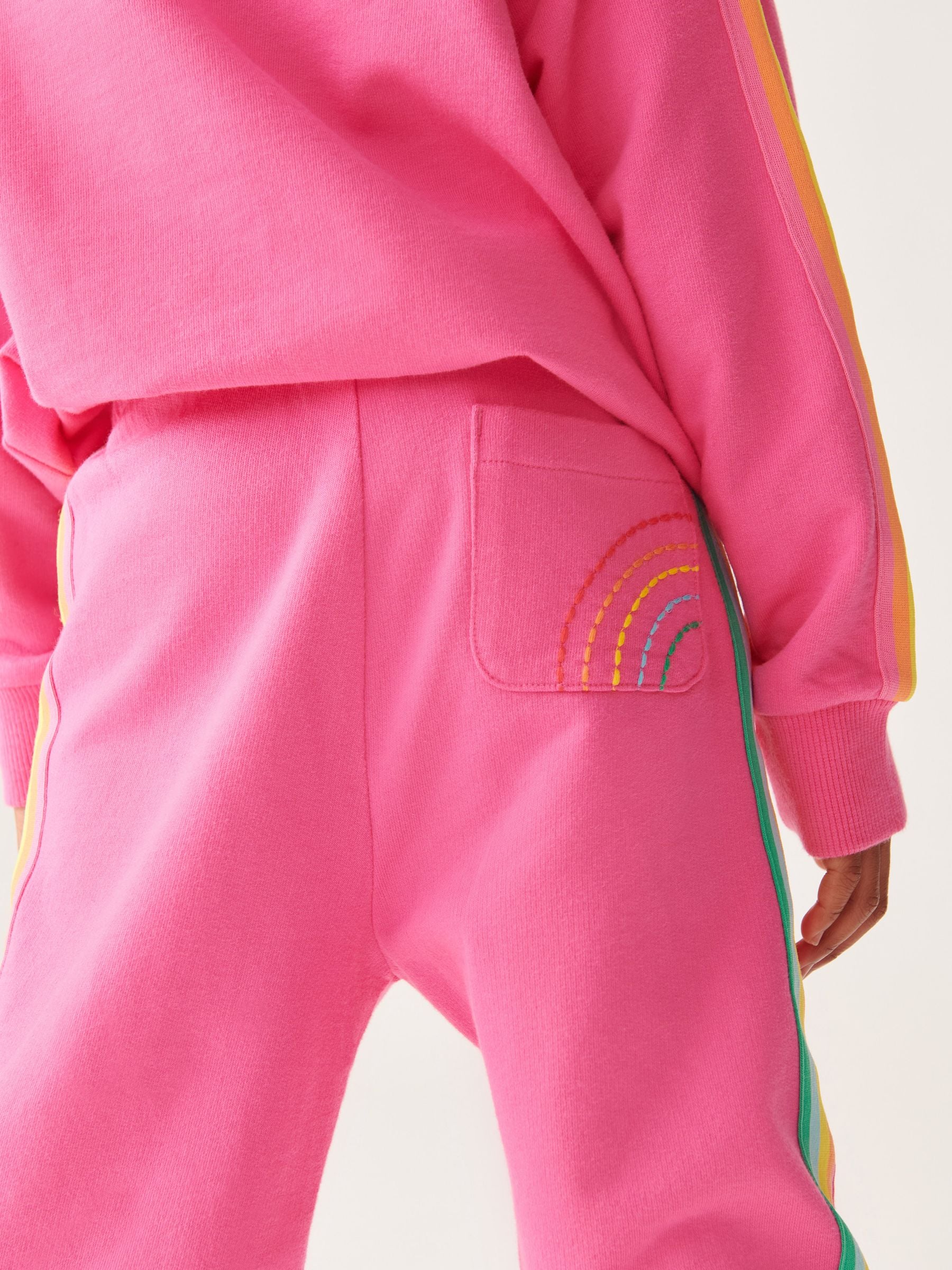 Little Bird by Jools Oliver Pink Sweatshirt and Joggers Set image 9