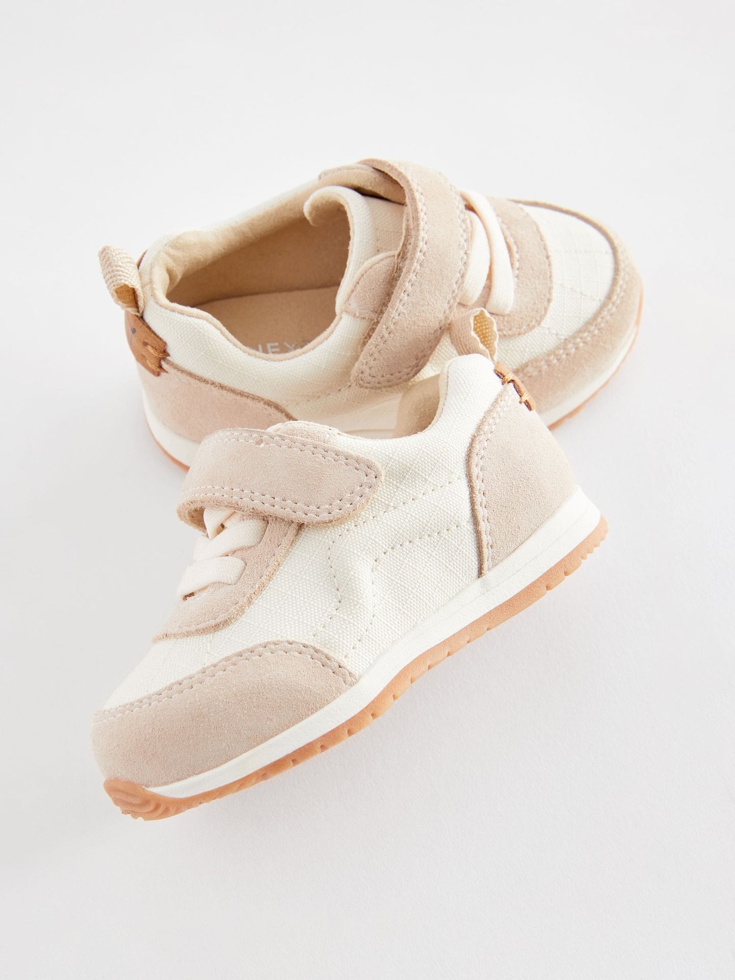 White Neutral Standard Fit (F) First Walker Trainers image 4