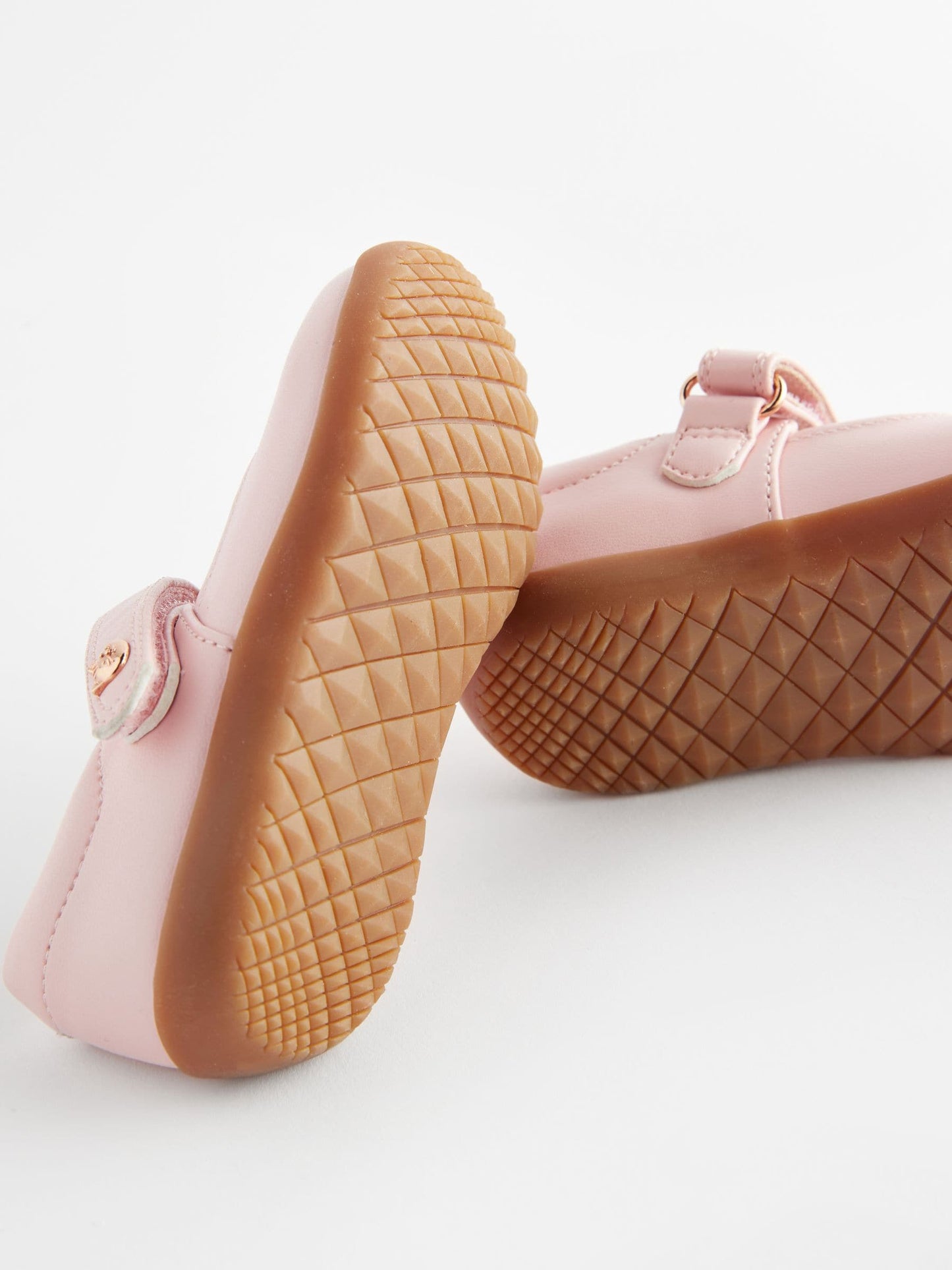 Pink Wide Fit (G) First Walker Mary Jane Shoes image 5