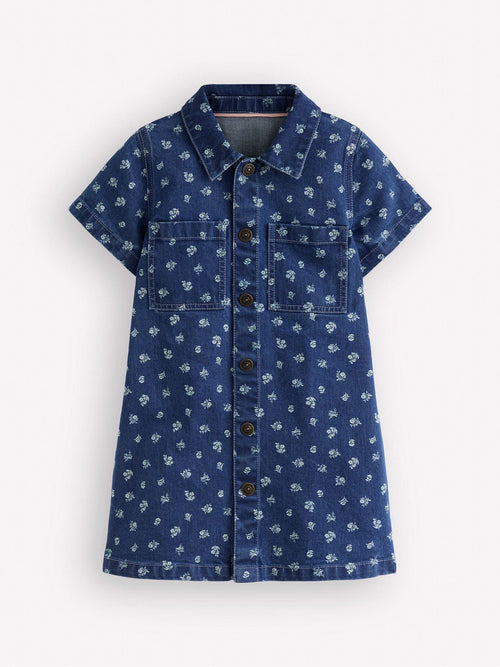 Dsiney Kidz - Boden Blue Denim Shirt Dress image 1