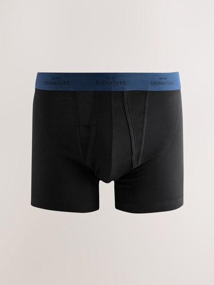 Dsiney Kidz - Black Comfort Soft 4 pack Supima Cotton Signature A-Front Boxers image 4