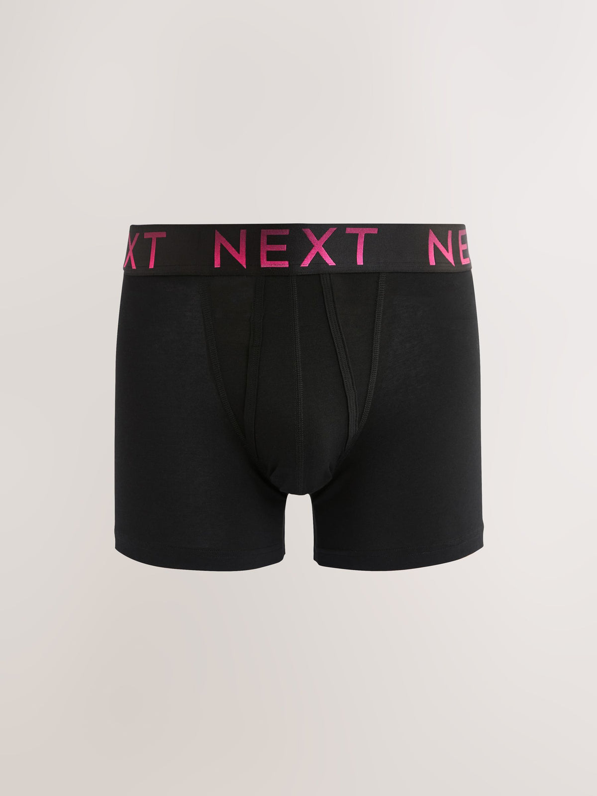 Dsiney Kidz - Black Bright Ombre Text Waistbands A-Front Cotton Rich Boxers 10 Pack image 5