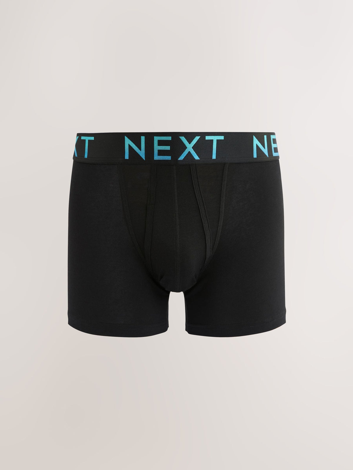 Dsiney Kidz - Black Bright Ombre Text Waistbands A-Front Cotton Rich Boxers 10 Pack image 6