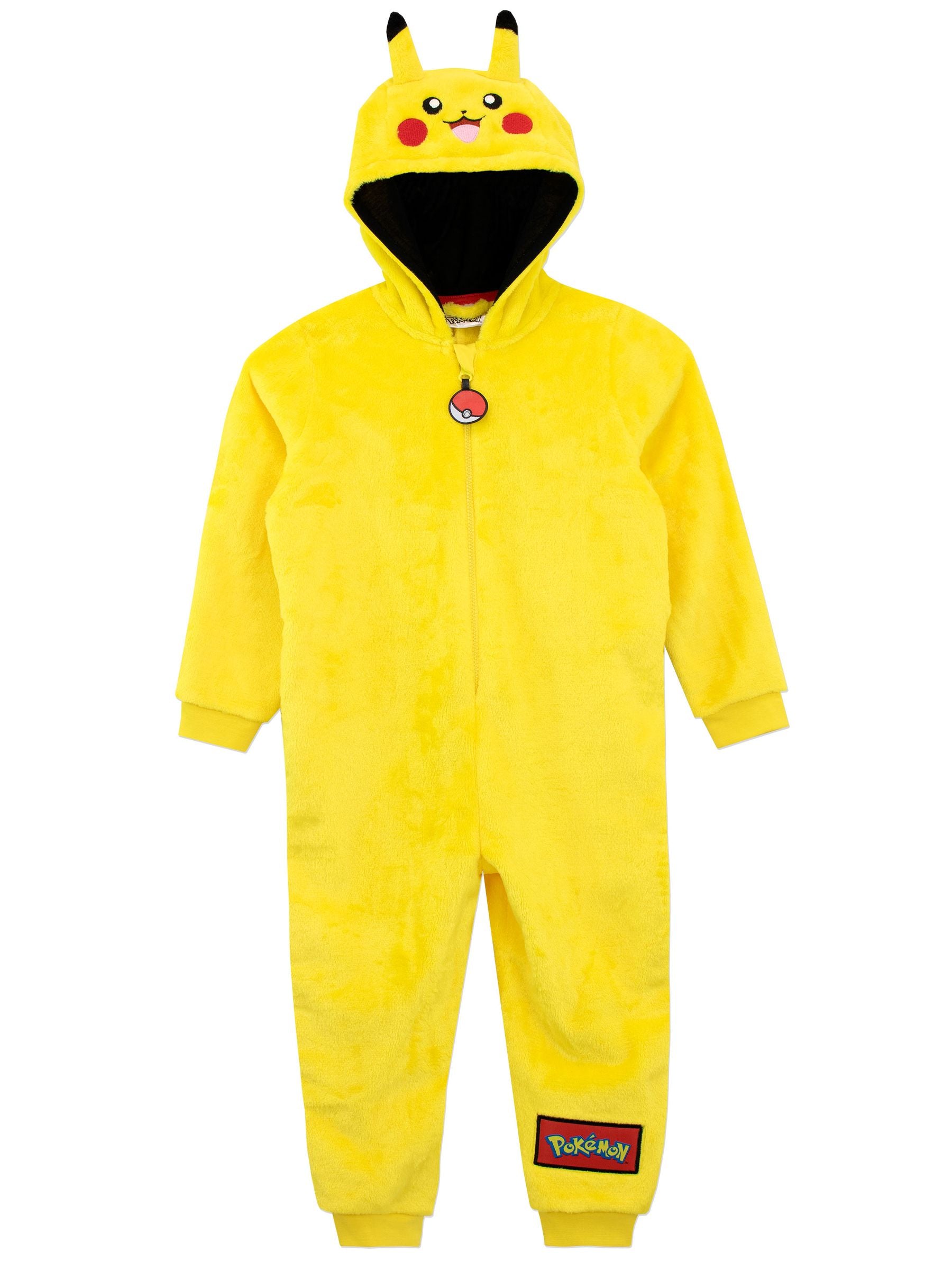 Dsiney Kidz - Character Yellow Pokemon Pikachu Fleece All In One image 1