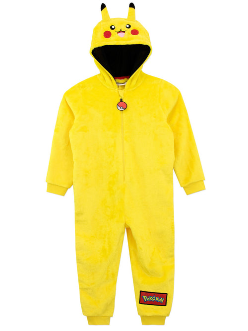 Dsiney Kidz - Character Yellow Pokemon Pikachu Fleece All In One image 1