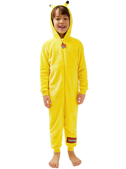 Dsiney Kidz - Character Yellow Pokemon Pikachu Fleece All In One image 5