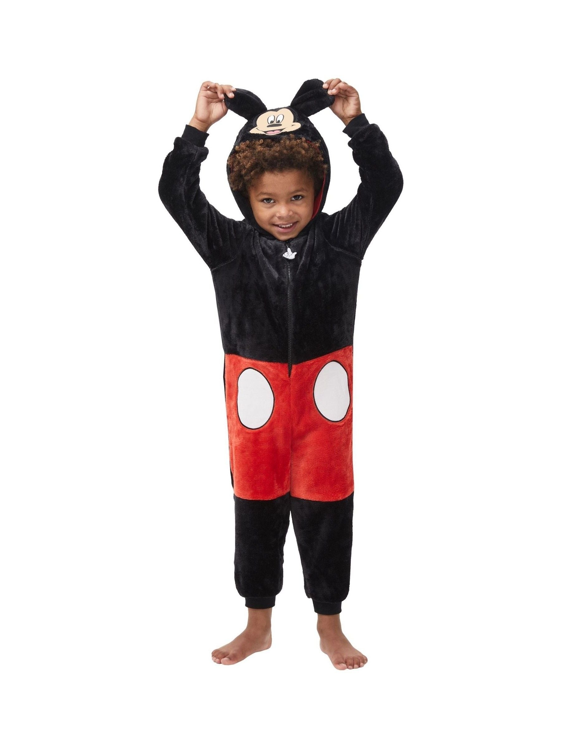 Dsiney Kidz - Character Black Mickey Mouse Mickey Mouse Fleece All-in-One image 3