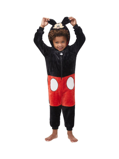 Dsiney Kidz - Character Black Mickey Mouse Mickey Mouse Fleece All-in-One image 3