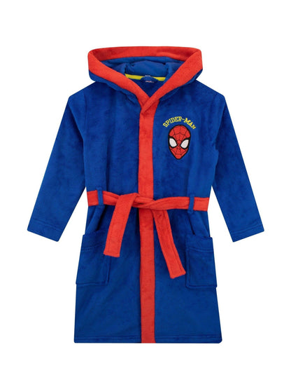 Dsiney Kidz - Character Blue 100% Cotton Spiderman Dressing Gown and Pyjamas Set image 3