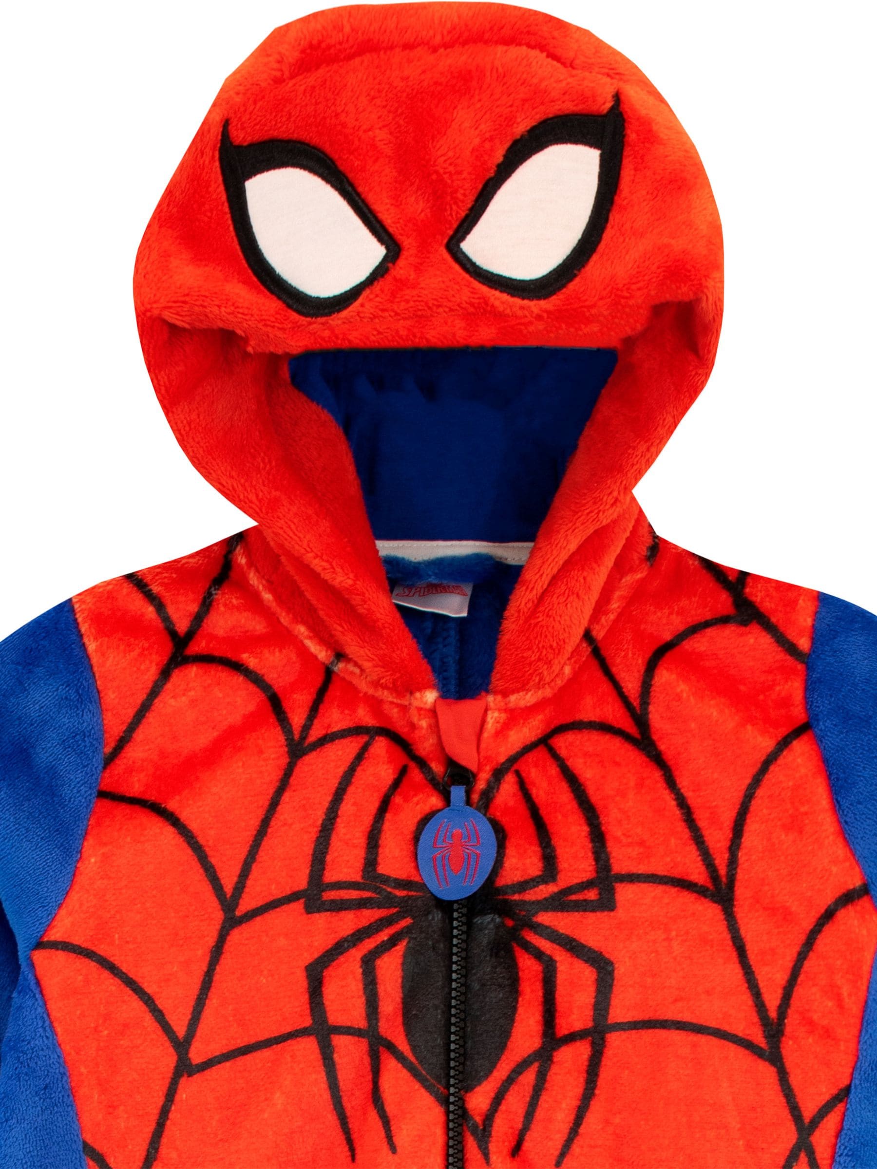 Dsiney Kidz - Character Red Spiderman Hooded Fleece All In One image 2