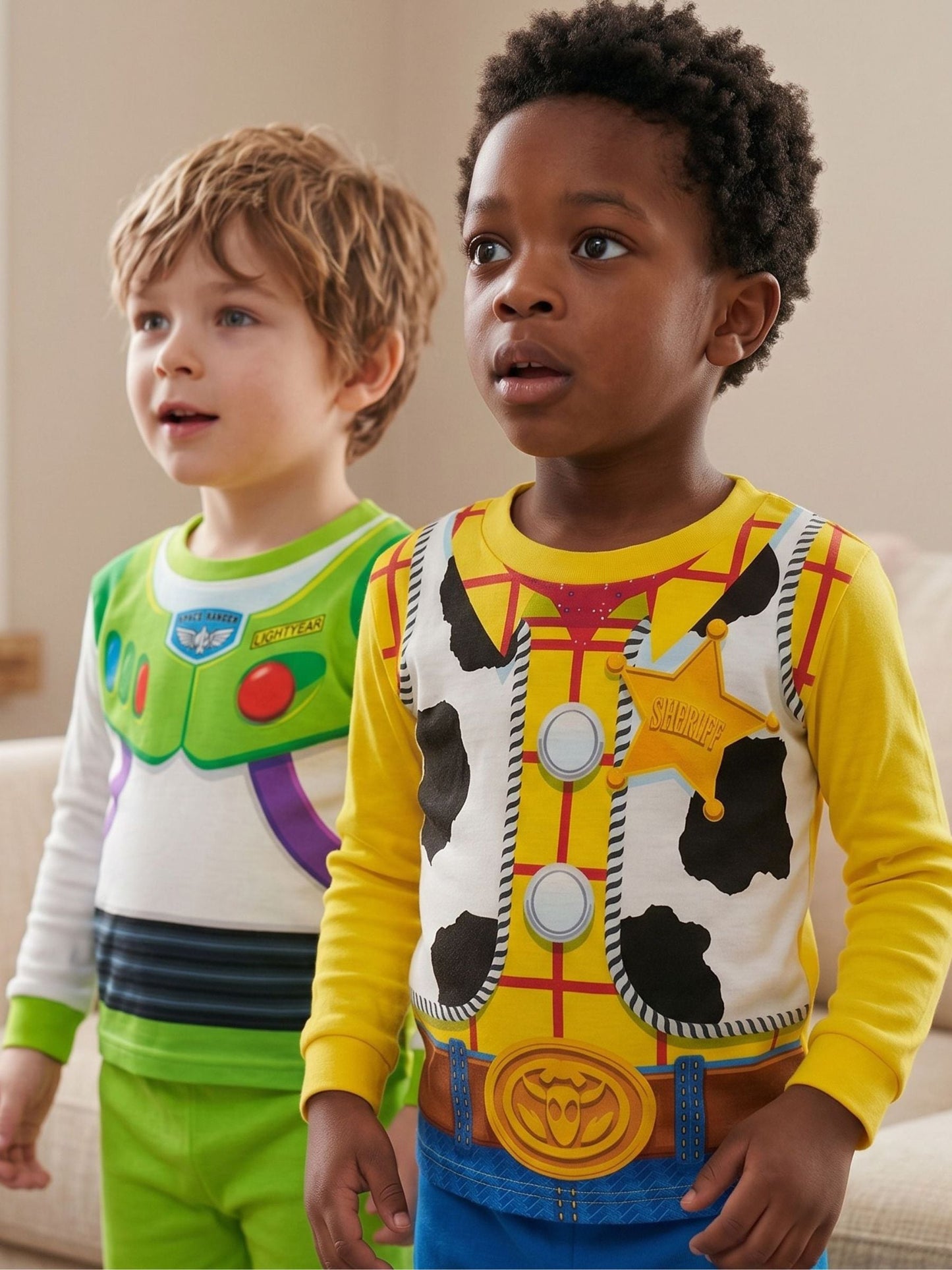 Dsiney Kidz - Character Green Toy Story Pyjamas 2 Pack image 2