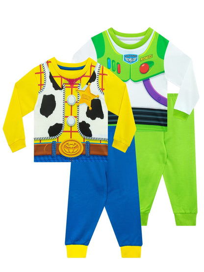 Dsiney Kidz - Character Green Toy Story Pyjamas 2 Pack image 5